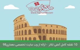 10 نقشه کامل آمفی تئاتر