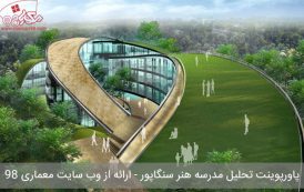 پاورپوینت تحلیل مدرسه هنر سنگاپور ( نانیانگ )