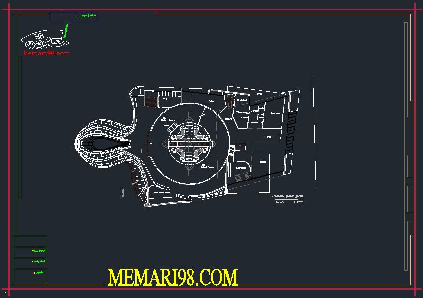 نقشه موزه ( رندر - psd - پوستر - اتوکد )