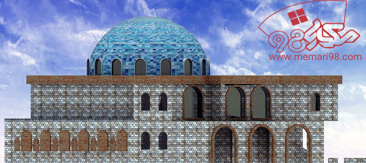 پلان مسجد ( رندر - اتوکد - تری دی مکس - psd - پوستر )