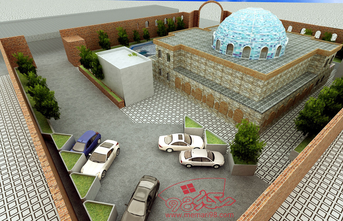 پلان مسجد ( رندر - اتوکد - تری دی مکس - psd - پوستر )