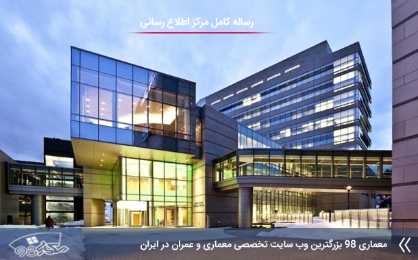 مطالعات کامل معماری مرکز اطلاع رسانی