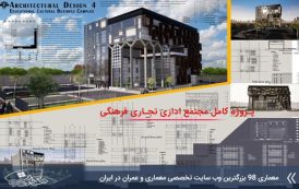 پروژه کامل مجتمع تجاری اداری فرهنگی