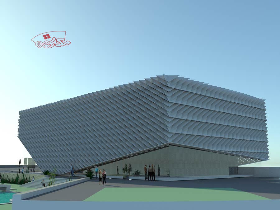 طرح آماده معماری مرکز ورزشی با جزئیات کامل