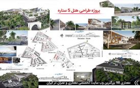 پروژه هتل 5 ستاره ( اتوکد , شیت بندی , تری دی )